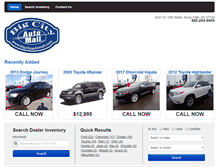 Tablet Screenshot of bigcityautomall.com